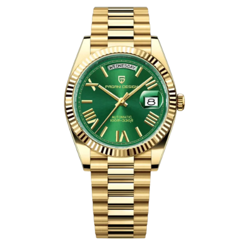 Pagani Design Datejust – Gold & Green