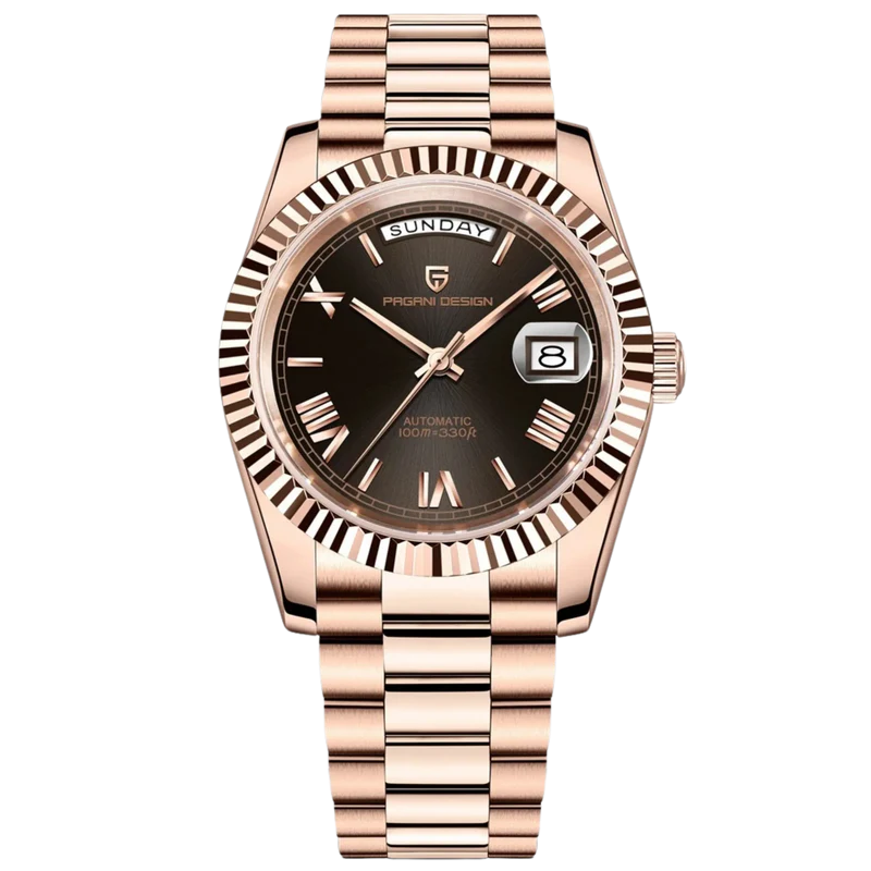 Pagani Design Datejust – Rose Gold & Brown
