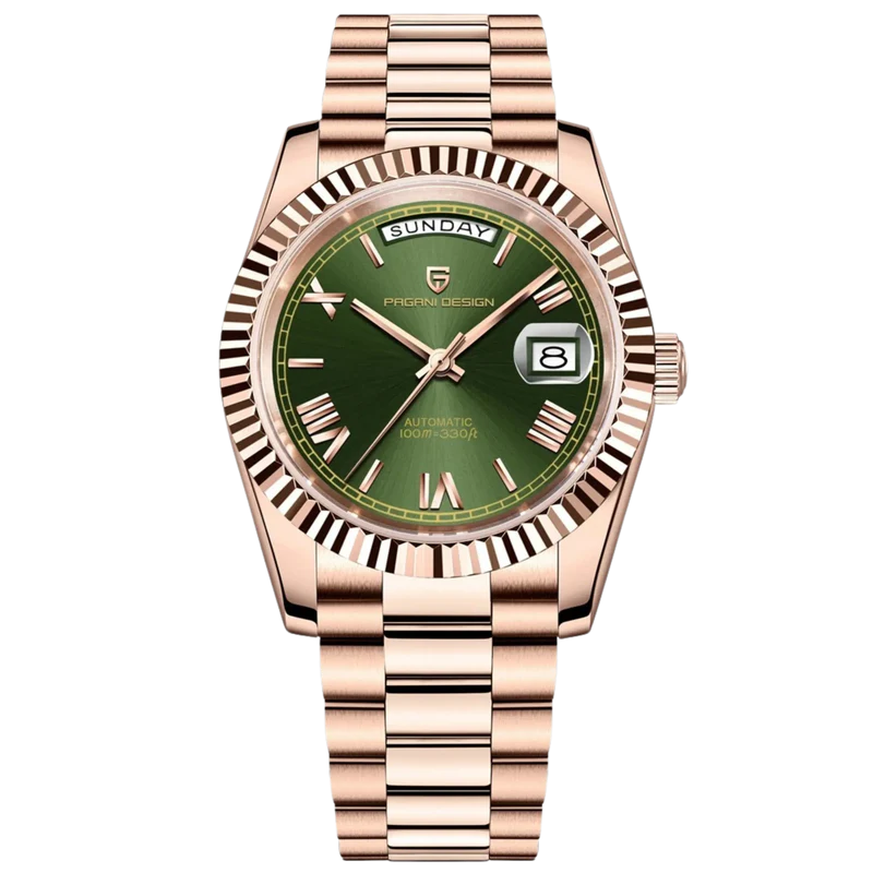 Pagani Design Datejust – Rose Gold & Green