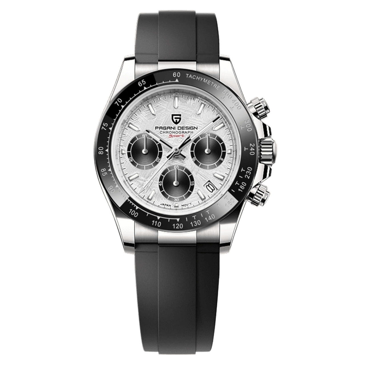 Pagani Design Daytona – Rubber Meteorite & Black