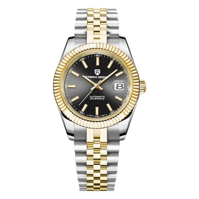 PD Datejust Miyota 8215 – Silver Gold Black Dial