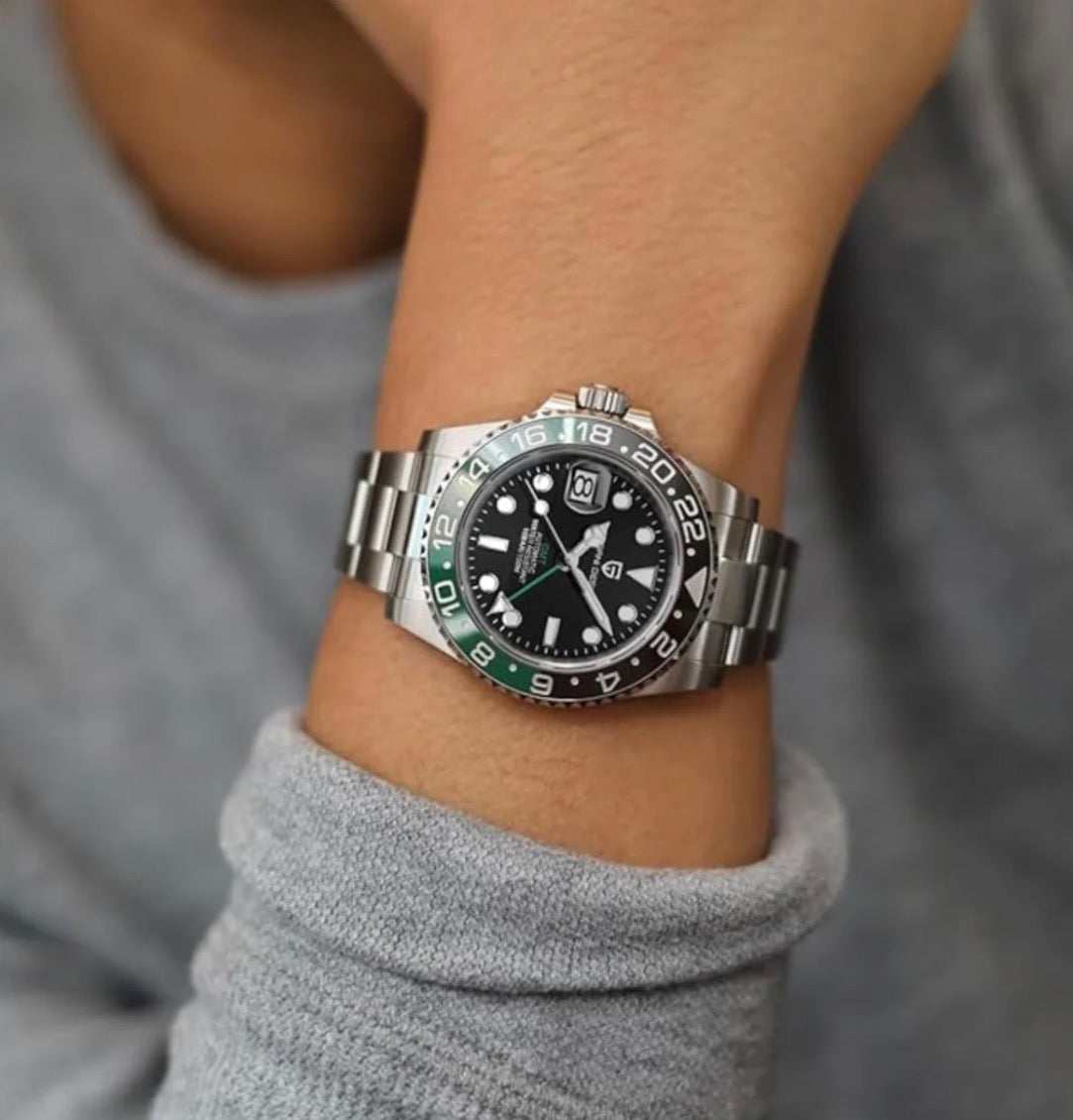 PD GMT-Master Seiko NH34 – Black & Green “Sprite” Dial