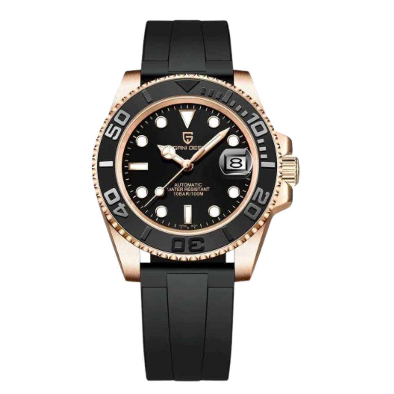 Pagani Design Submariner – Rubber Gold & Black