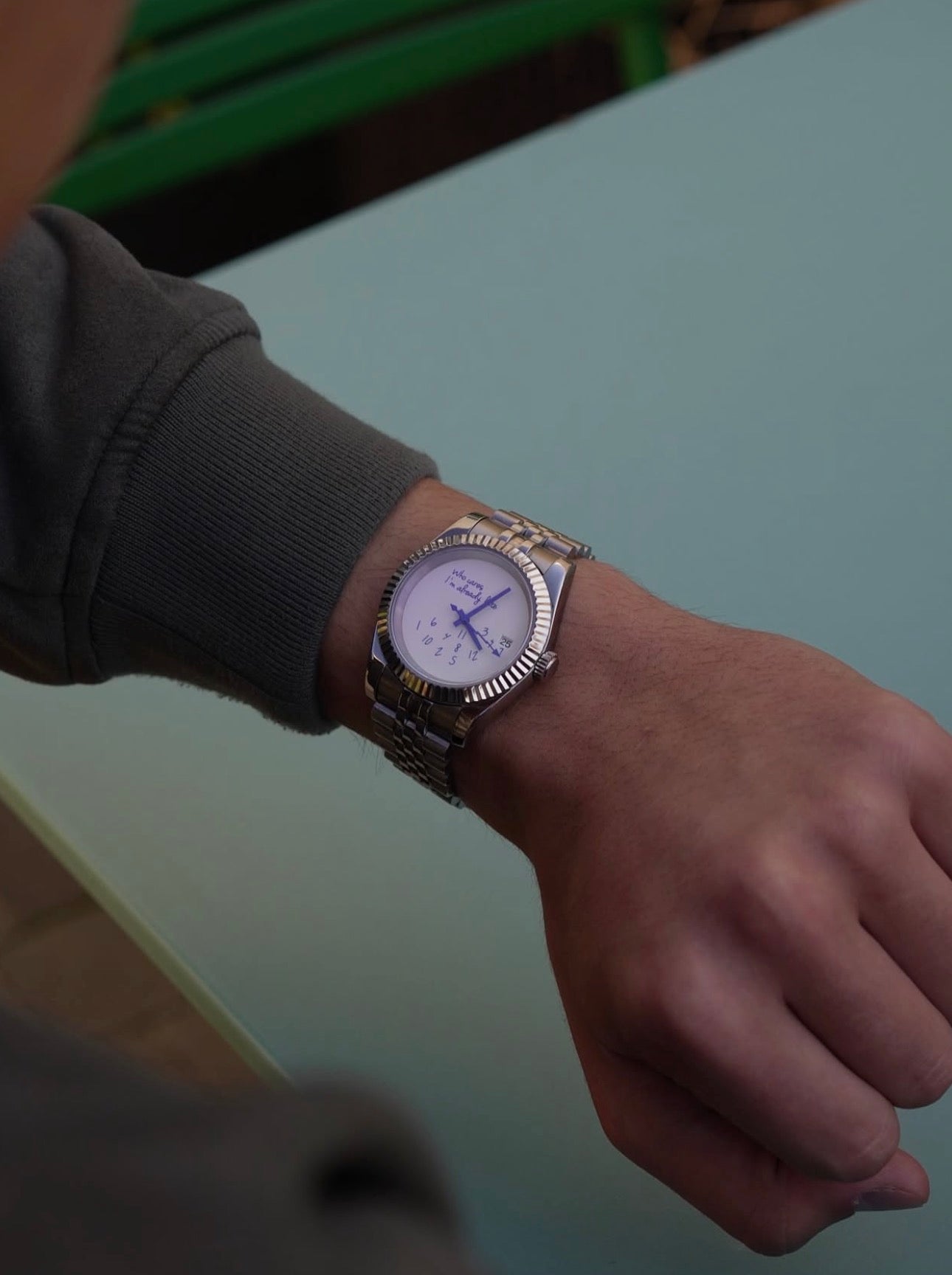 Seiko NH35 Who Cares I'm Already Late