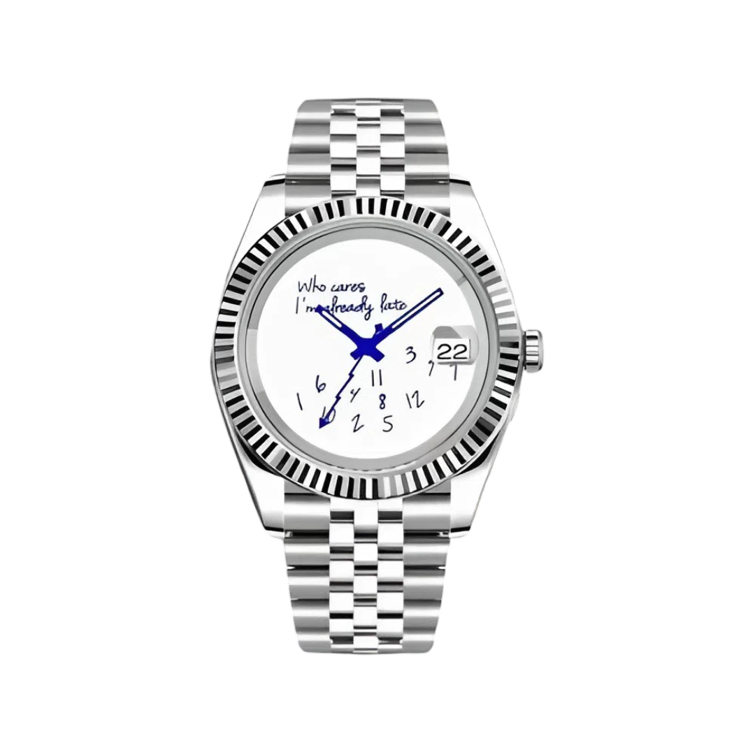 Seiko NH35 Who Cares I'm Already Late