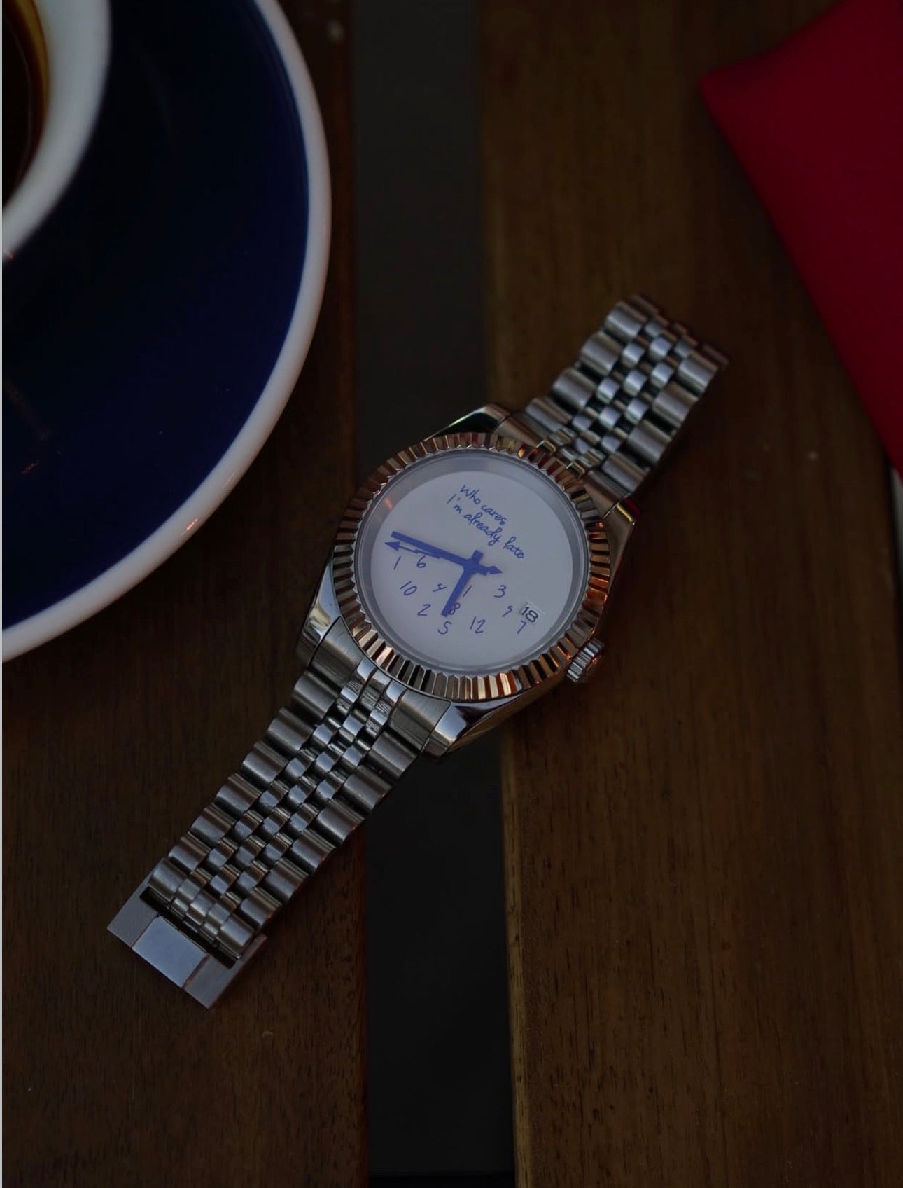 Seiko NH35 Who Cares I'm Already Late